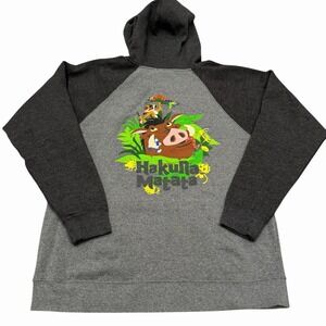 Disney Parks‎ Animal Kingdom Hakuna Matata Lion King Pumba Hoodie Kid's XL 18/20